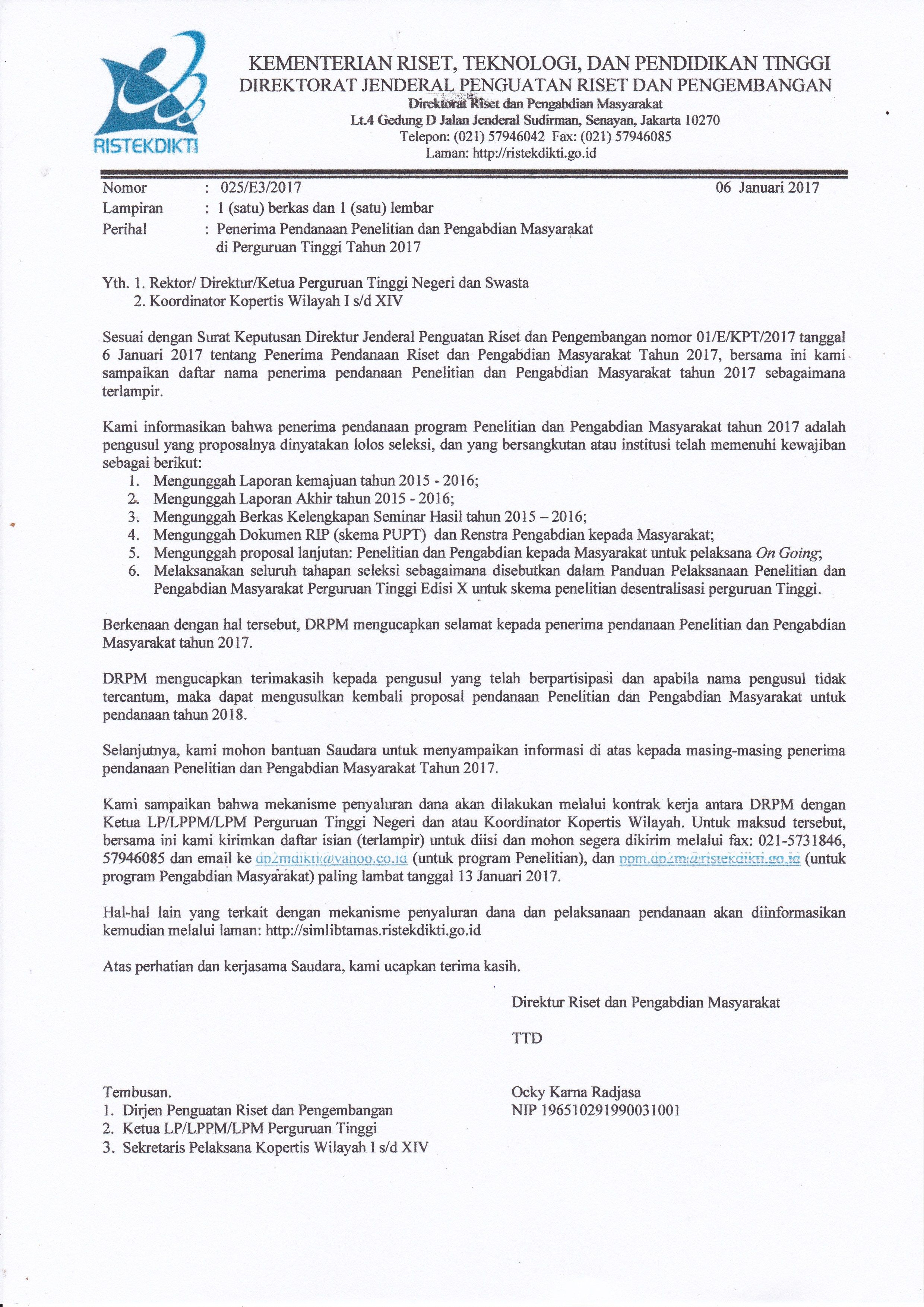 Dosen STKIP PGRI Ponorogo Kembali Menerima Hibah Penelitian dan PPM